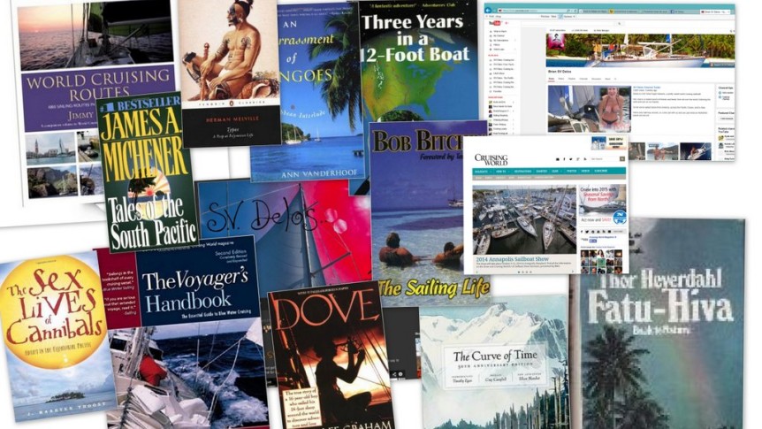 cool traveling and sailing books